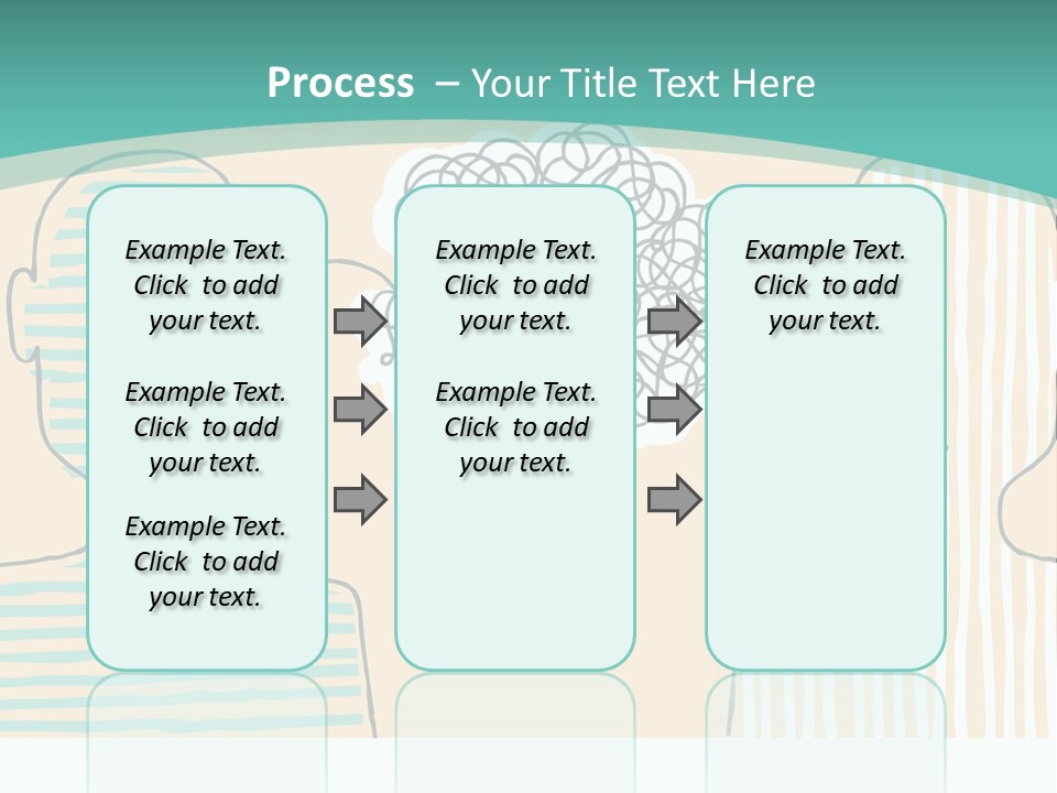 Messy Talking People PowerPoint Template