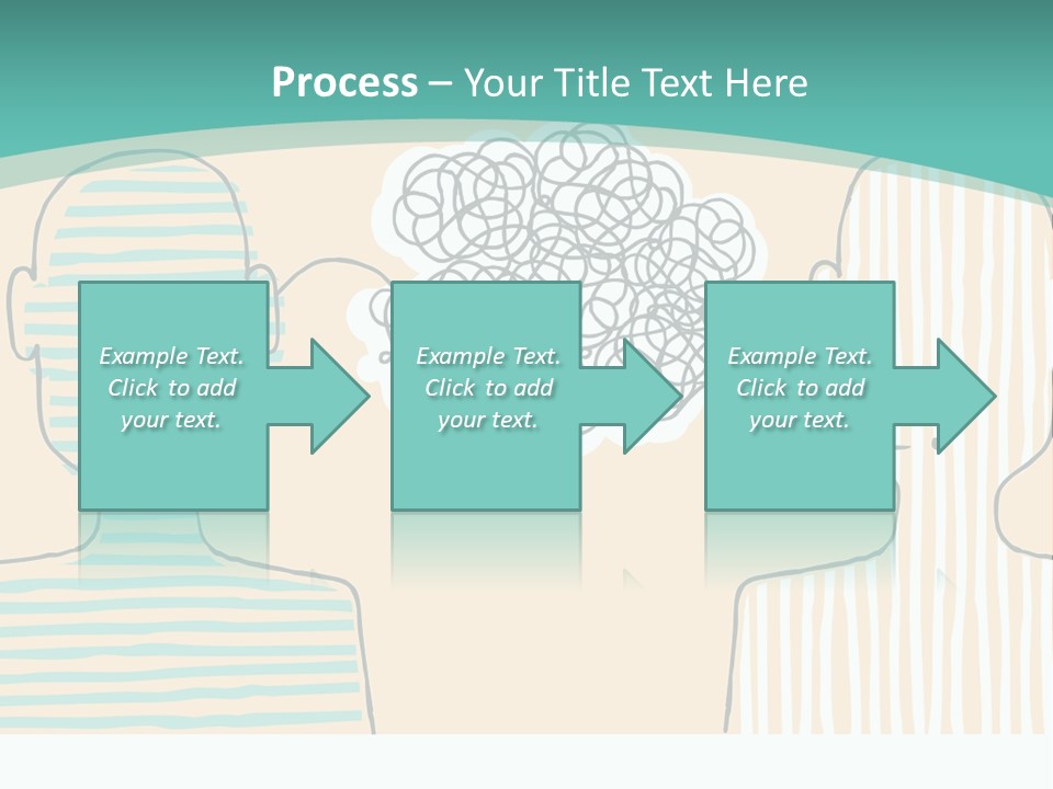Messy Talking People PowerPoint Template