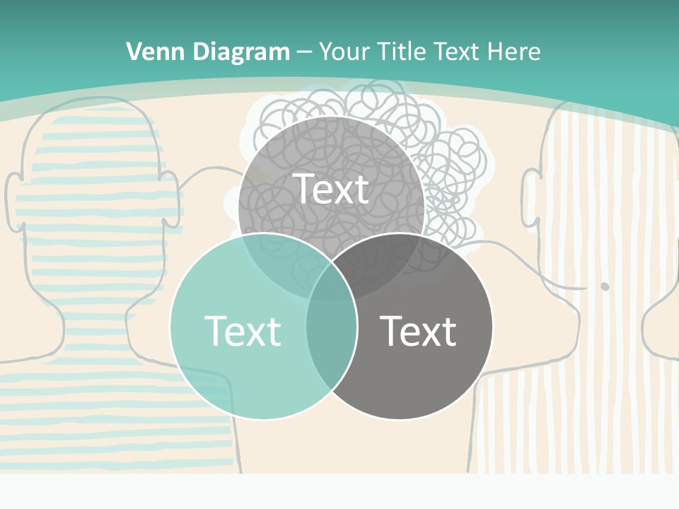Messy Talking People PowerPoint Template