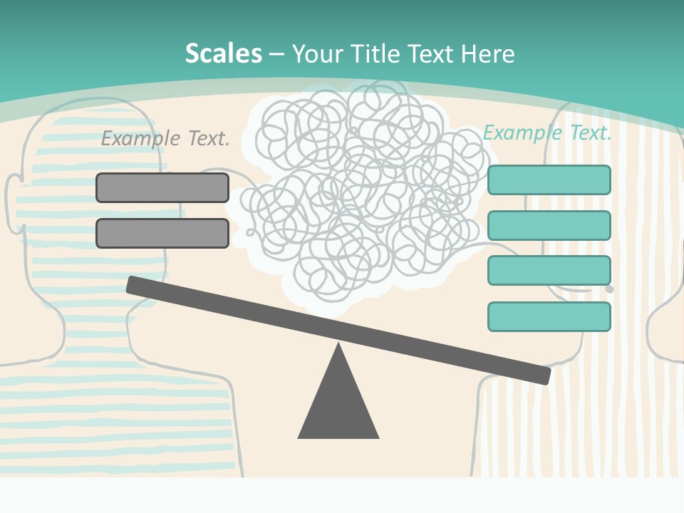 Messy Talking People PowerPoint Template