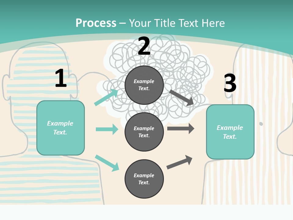 Messy Talking People PowerPoint Template