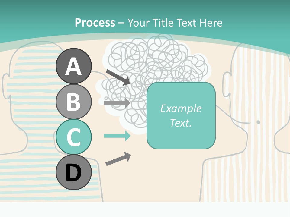 Messy Talking People PowerPoint Template
