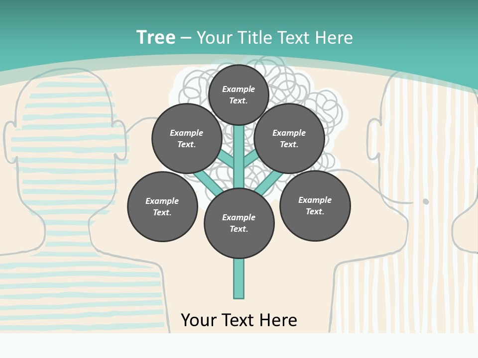 Messy Talking People PowerPoint Template