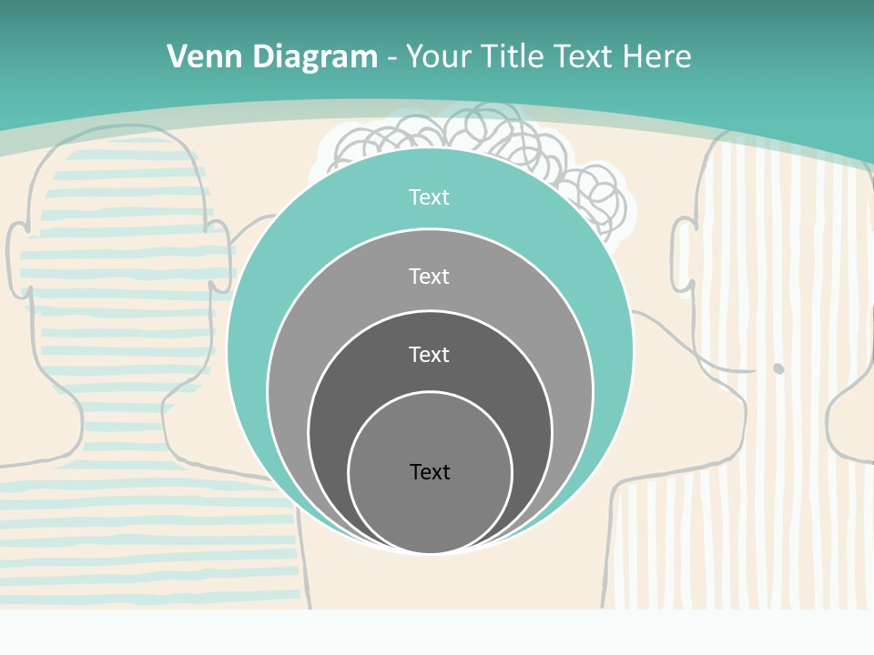 Messy Talking People PowerPoint Template