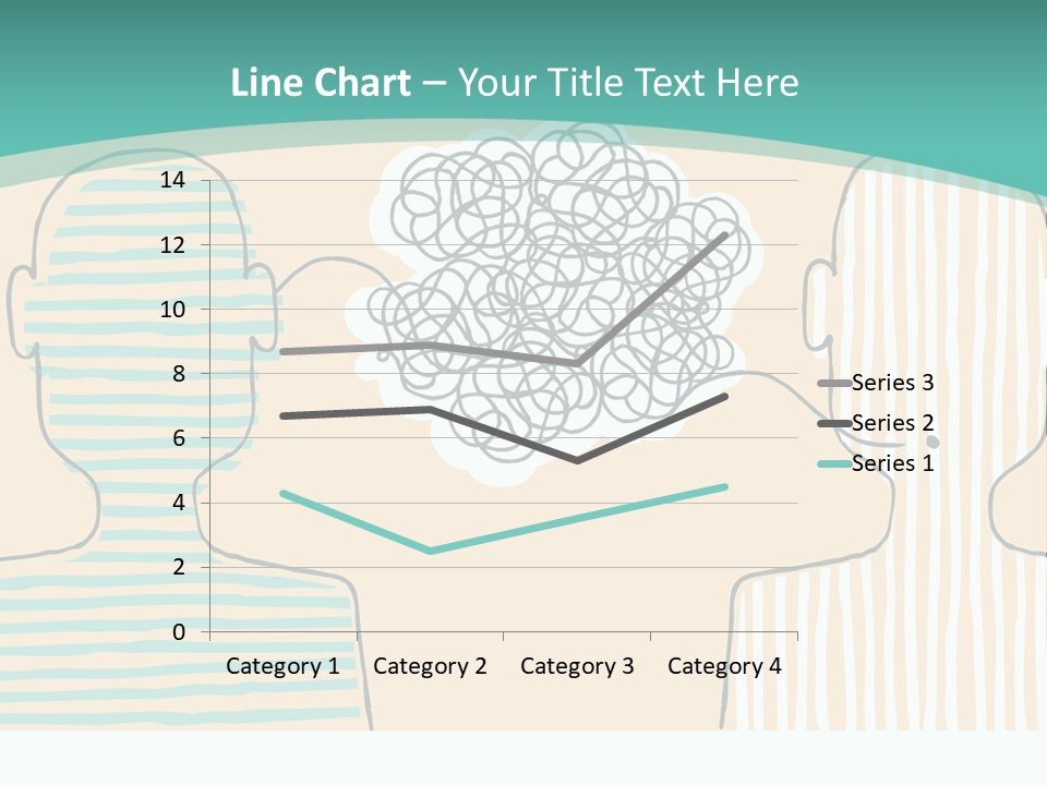 Messy Talking People PowerPoint Template