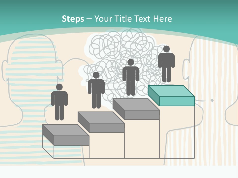 Messy Talking People PowerPoint Template