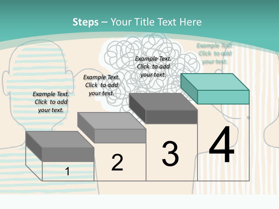 Messy Talking People PowerPoint Template