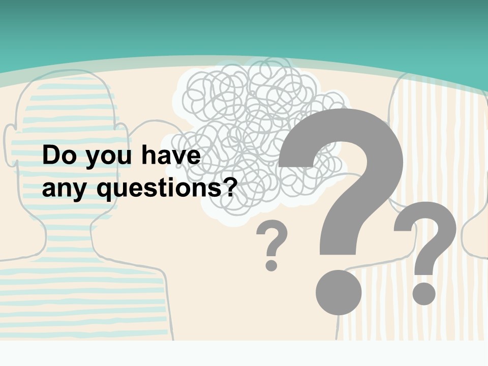 Messy Talking People PowerPoint Template