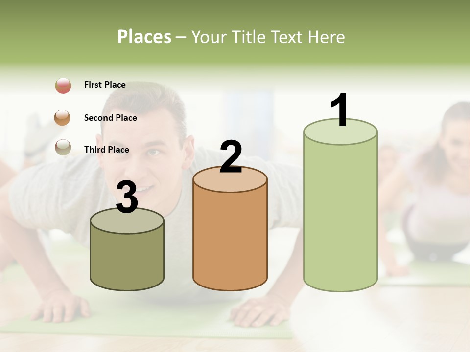 Pushups Exercise Human PowerPoint Template