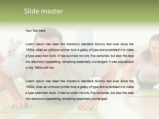 Pushups Exercise Human PowerPoint Template