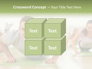 Pushups Exercise Human PowerPoint Template