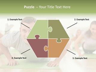 Pushups Exercise Human PowerPoint Template