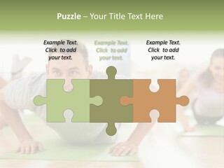 Pushups Exercise Human PowerPoint Template