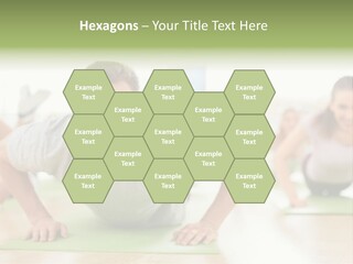 Pushups Exercise Human PowerPoint Template
