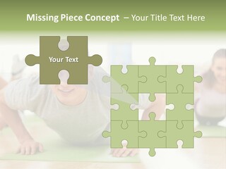 Pushups Exercise Human PowerPoint Template