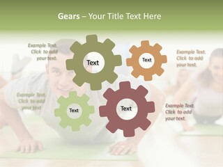 Pushups Exercise Human PowerPoint Template