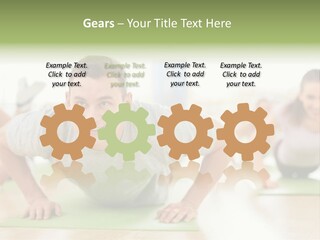 Pushups Exercise Human PowerPoint Template