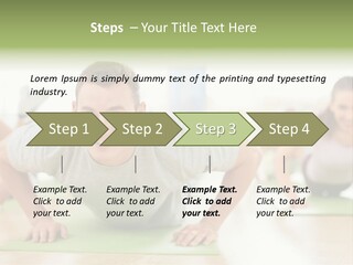 Pushups Exercise Human PowerPoint Template