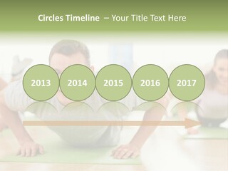 Pushups Exercise Human PowerPoint Template