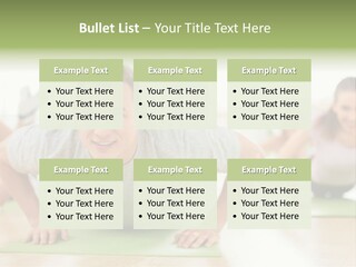 Pushups Exercise Human PowerPoint Template