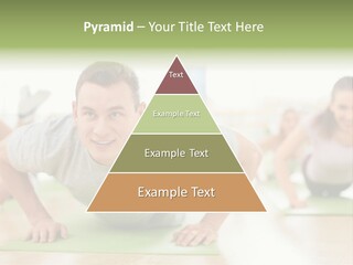 Pushups Exercise Human PowerPoint Template