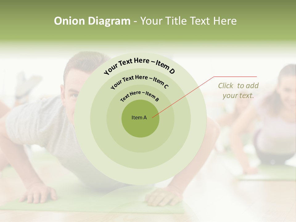 Pushups Exercise Human PowerPoint Template