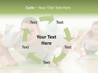 Pushups Exercise Human PowerPoint Template