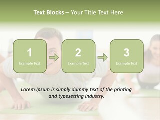 Pushups Exercise Human PowerPoint Template