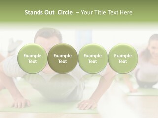 Pushups Exercise Human PowerPoint Template
