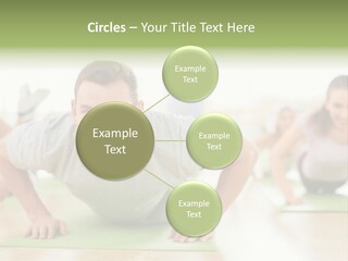 Pushups Exercise Human PowerPoint Template