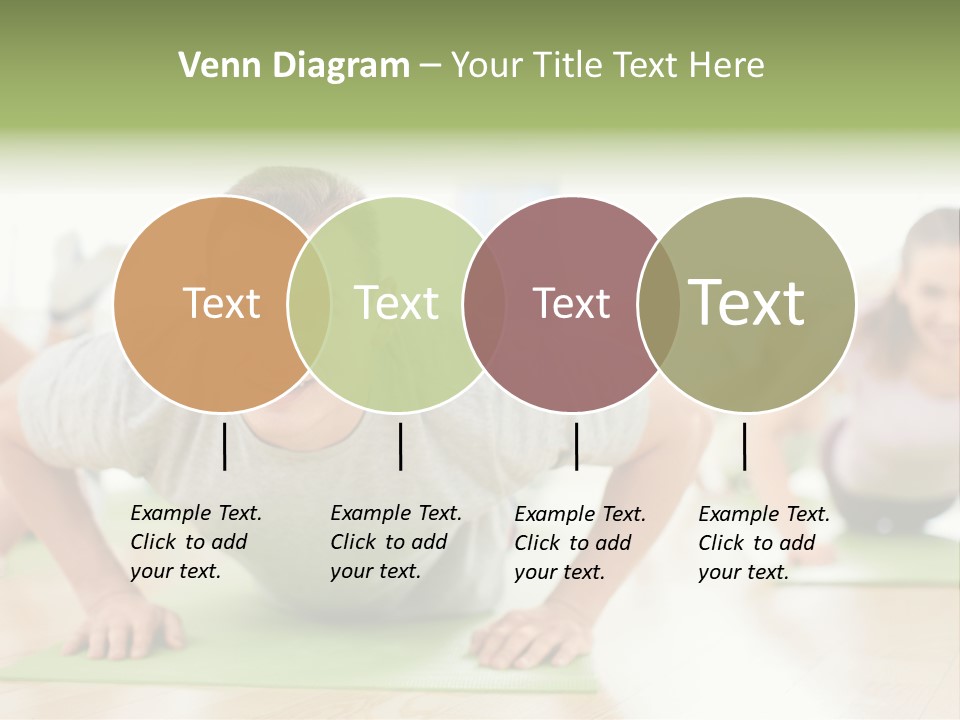Pushups Exercise Human PowerPoint Template