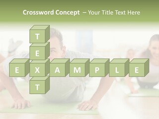Pushups Exercise Human PowerPoint Template
