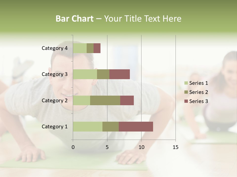 Pushups Exercise Human PowerPoint Template