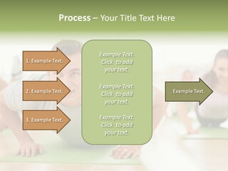 Pushups Exercise Human PowerPoint Template