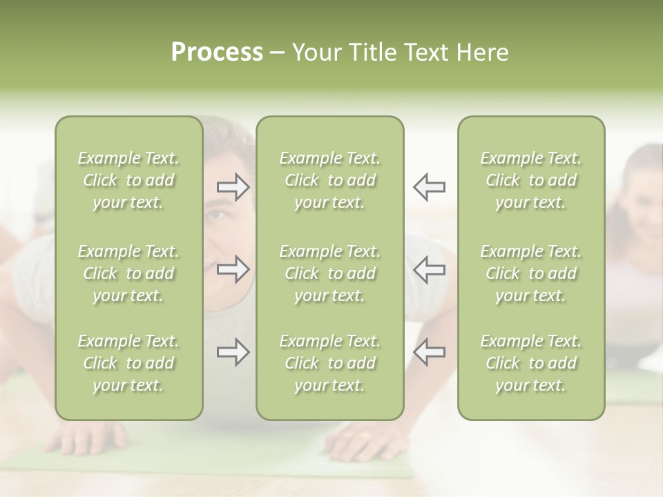 Pushups Exercise Human PowerPoint Template