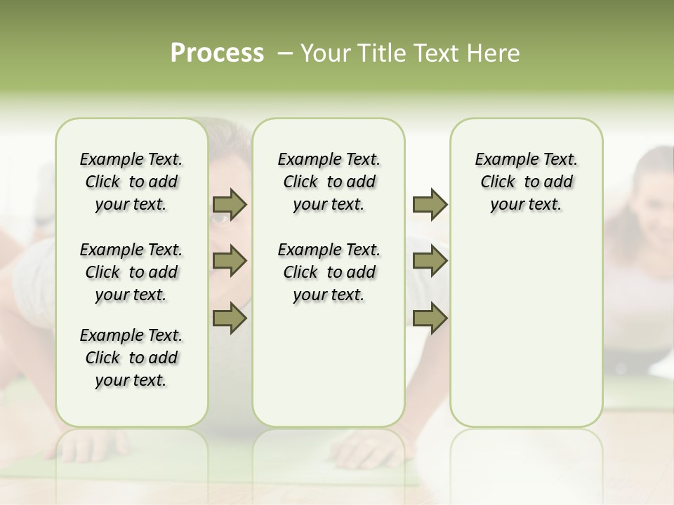 Pushups Exercise Human PowerPoint Template