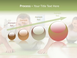 Pushups Exercise Human PowerPoint Template