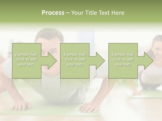 Pushups Exercise Human PowerPoint Template