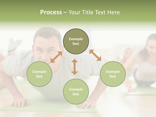 Pushups Exercise Human PowerPoint Template