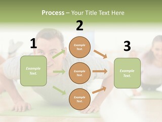 Pushups Exercise Human PowerPoint Template