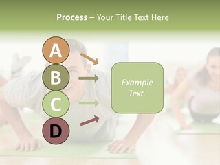Pushups Exercise Human PowerPoint Template