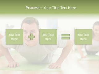 Pushups Exercise Human PowerPoint Template
