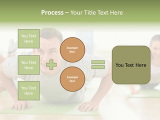 Pushups Exercise Human PowerPoint Template
