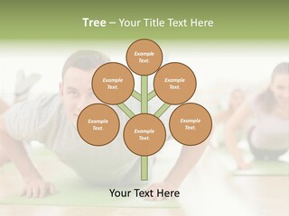 Pushups Exercise Human PowerPoint Template