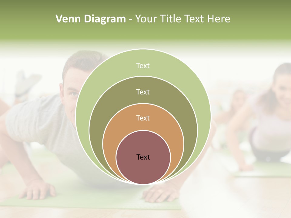 Pushups Exercise Human PowerPoint Template
