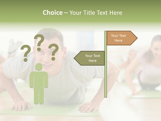 Pushups Exercise Human PowerPoint Template