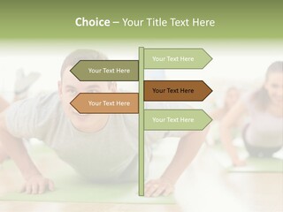 Pushups Exercise Human PowerPoint Template