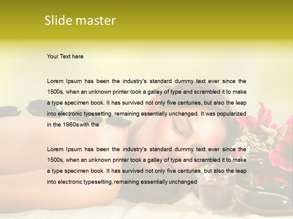 Resort Purity Calm PowerPoint Template