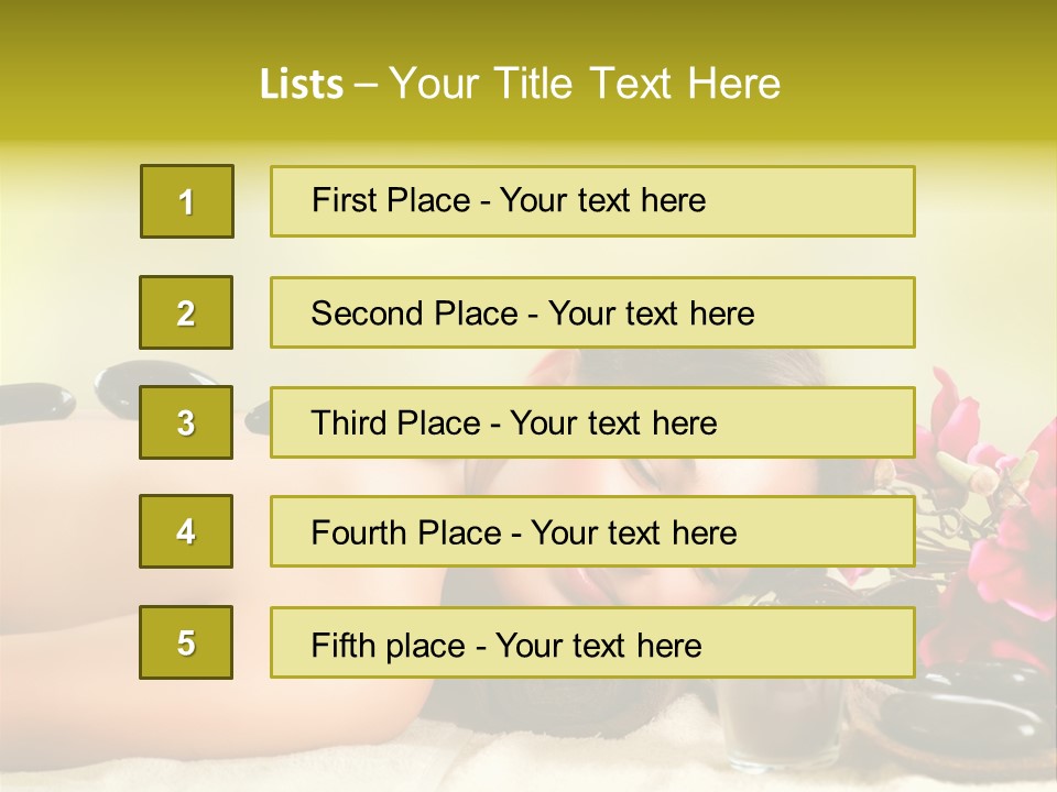 Resort Purity Calm PowerPoint Template