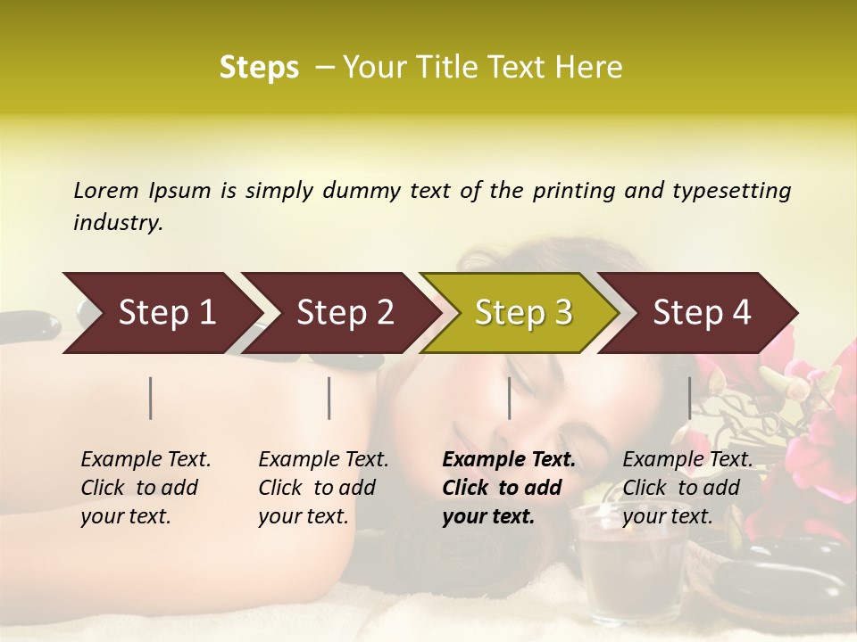 Resort Purity Calm PowerPoint Template